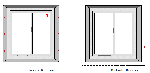 Blinds Direct 2 U - how to measure